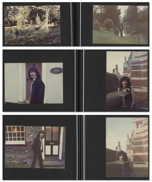 George Harrison Photo Album Containing 39 Unpublished Photographs of Harrison at Friar Park for His Album ''George Harrison''